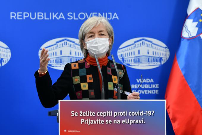 Marta Grgič Vitek je izrazila zadovoljstvo s tem, da se je cepljenje v Sloveniji začelo uspešno. | Foto: STA ,