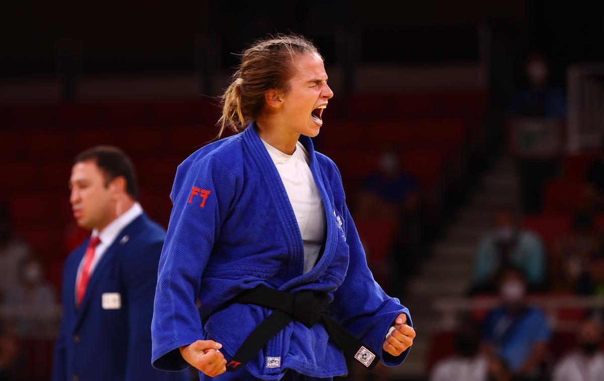 Kaja Kajzer | Slovenska judoistka Kaja Kajzer je na tekmovanju za VN Zagreva v kategoriji do 57 kg osvojila peto mesto. | Foto Guliverimage