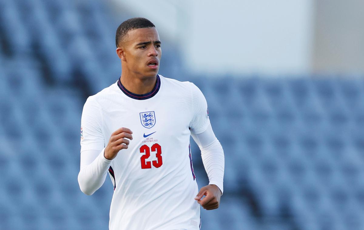 Mason Greenwood | 18-letni Mason Greenwood je v nedeljo na tekmi lige narodov proti Islandiji debitiral v angleški reprezentanci, le dan za tem pa je bil iz nje izključen. | Foto Reuters
