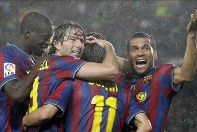 Barcelona in Real do visokih zmag
