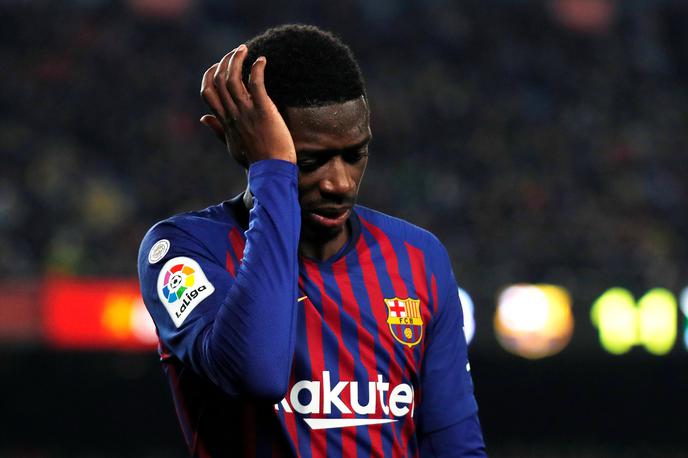 Ousmane Dembele | Ousmane Dembele ne bo mogel pomagati soigralcem pri Barcelone dva tedna. | Foto Reuters