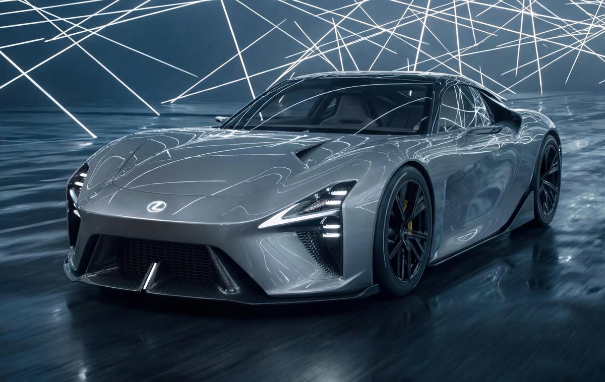 Lexus LFA | Koncept novega LFA je precej večji od originala, ki som ga izdelovali med leti 2010 in 2012. | Foto Lexus