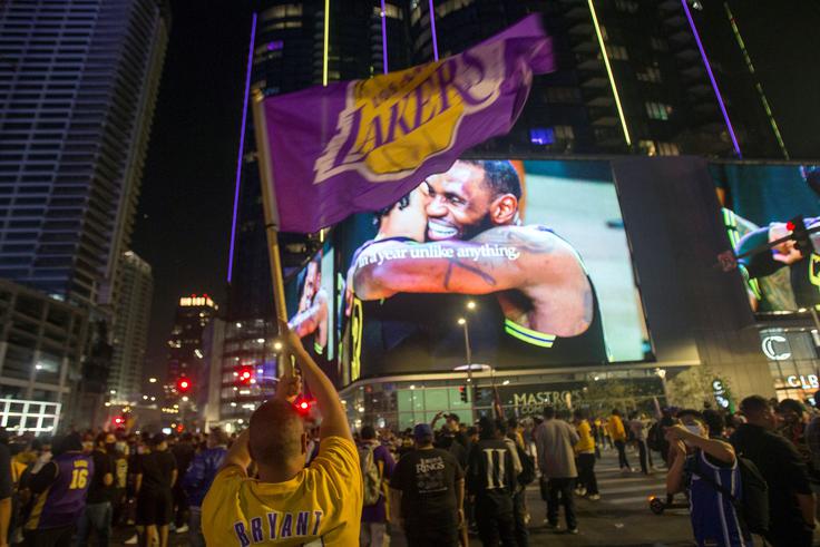 LA lakers navijači | Foto: Reuters