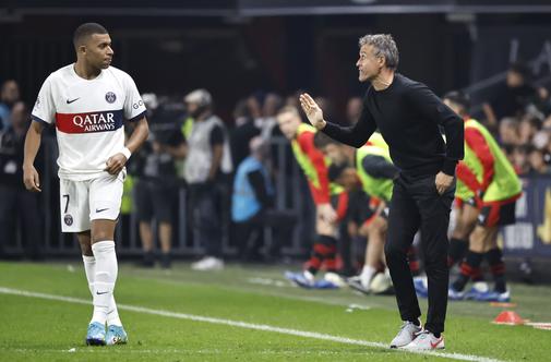 Luis Enrique pred povratno tekmo polfinala lige prvakov izzval Kyliana Mbappeja