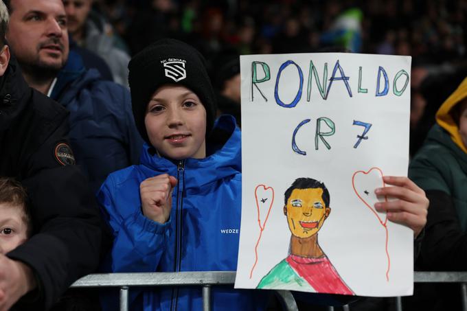 Cristiano Ronaldo ima ogromno oboževalcev tudi v Sloveniji. | Foto: www.alesfevzer.com