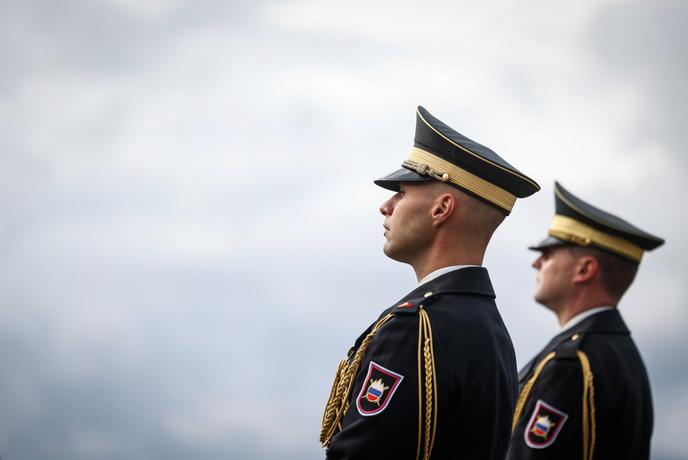 Slovenska vojska v središču Ljubljane