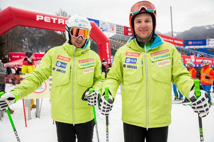 Andrej Šporn in Rok Perko sta v zadnjem letu ekipi Petra Pena pomahala v slovo. | Foto: Sportida