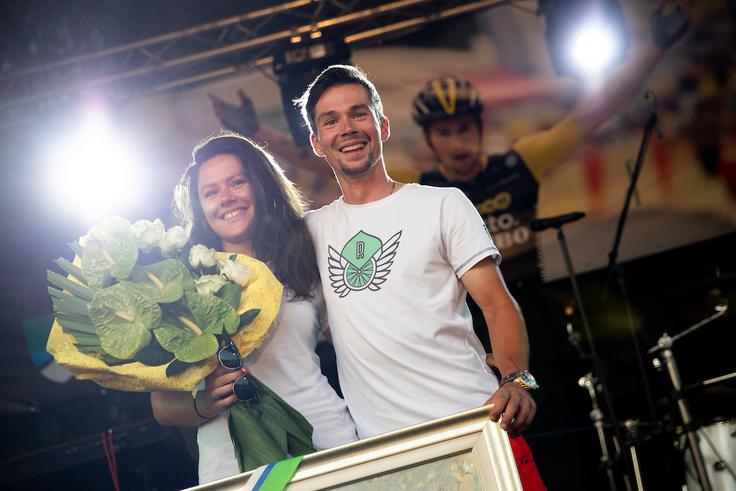 Primož Roglič Lora Klinc | Foto: Urban Urbanc/Sportida