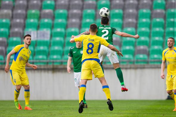 Olimpija tik pred zdajci ostala brez pomembnih točk