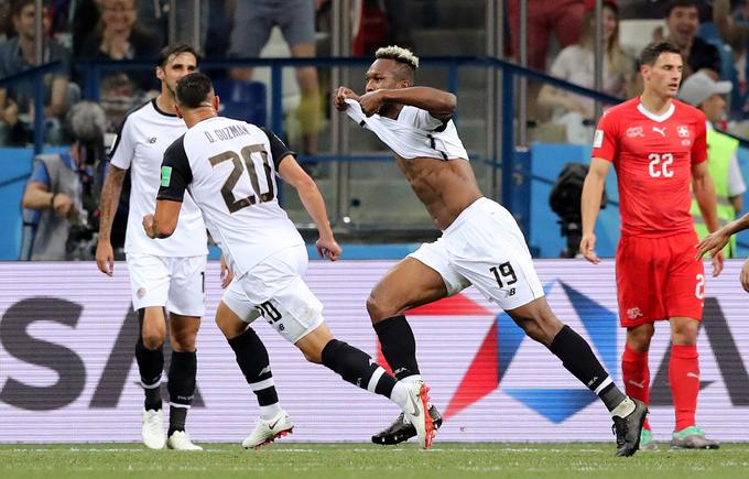 Kostarika se je od SP 2018 poslovila s točko, ki jo je osvojila proti Švici. | Foto: Reuters