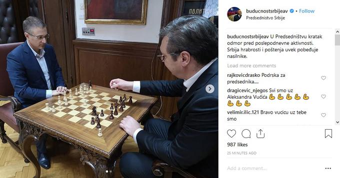 Vučić šah Instagram | Foto: Instagram & Imdb