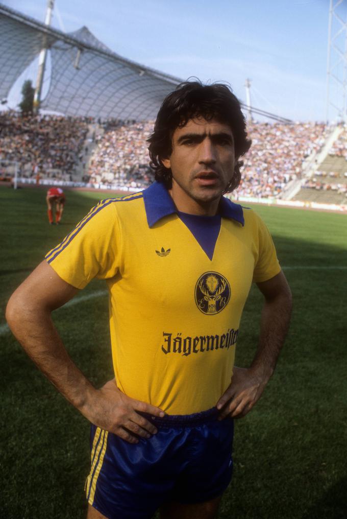 Danilo Popivoda je v nemški bundesligi za Eintracht iz Braunschweiga debitiral 11. avgusta 1975, dobro leto po nastopih za jugoslovansko reprezentanco na svetovnem prvenstvu v ZRN. | Foto: Guliverimage