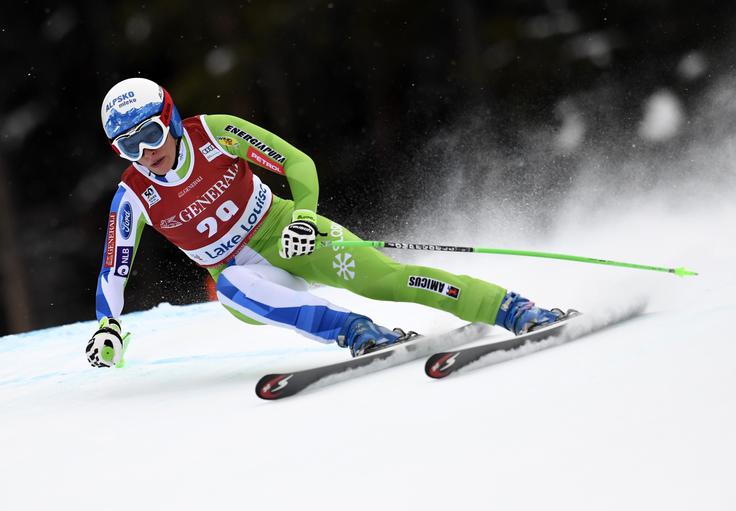 Ilka Štuhec je poskrbela za prijetno presenečenje petkovega večera. | Foto: Reuters