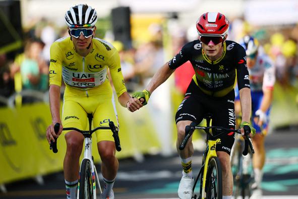 Tadej Pogačar o taktiki Visme: Malo so bili nadležni z vsemi temi napadi