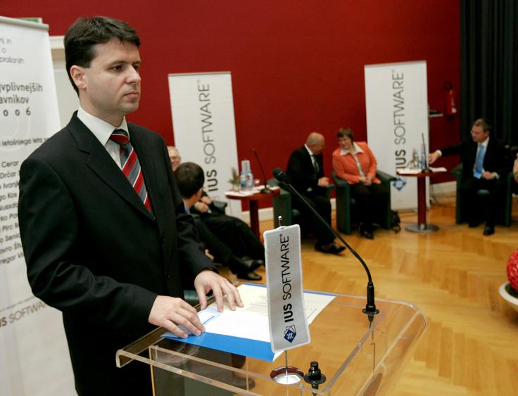 Tomaž Iskra vodi družbo Lexpera Luxembourg, v Sloveniji pa družbo Ius Software. | Foto: STA ,