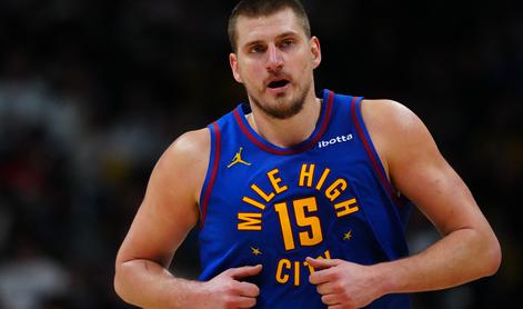 Srbski zvezdnik Nikola Jokić spet št. 1 v ligi NBA