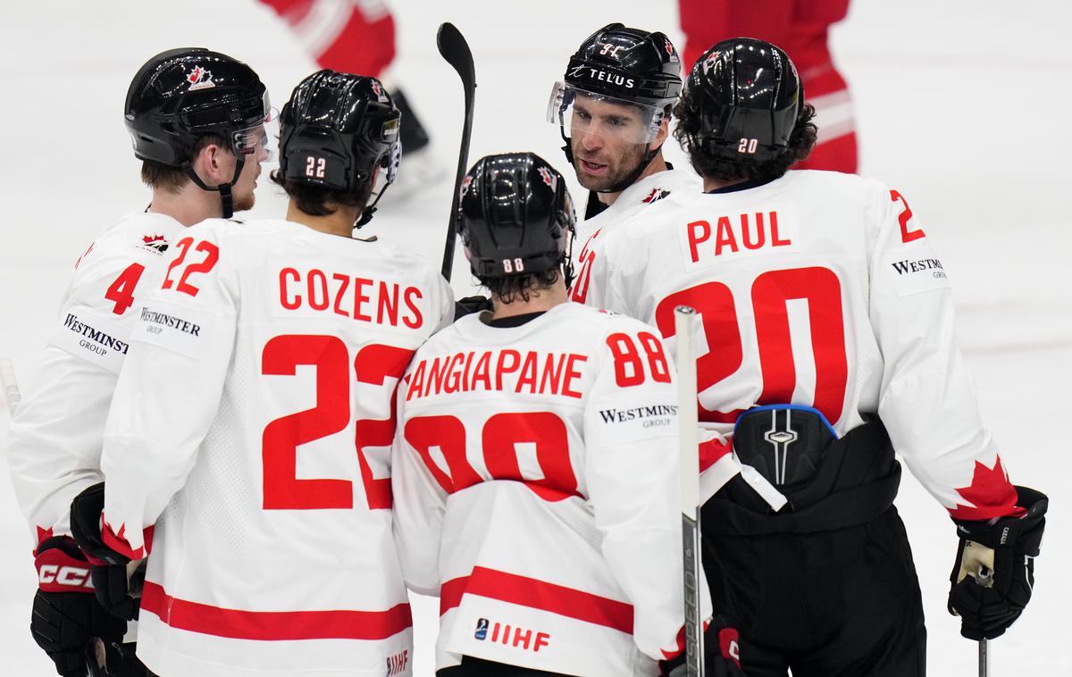 SP v hokeju 2024: Kanada - Danska | Kanadčani so Dance premagali s 5:1, dva gola so dosegli v izdihljajih srečanja. | Foto Guliverimage