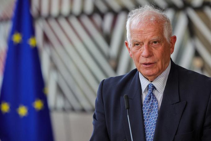 Visoki zunanjepolitični predstavnik Josep Borrell pričakuje, da bodo na današnjem zasedanju zunanjih ministrov EU dosegli politično odločitev glede obnovitve civilne misije pomoči EU za mejni prehod Rafa. Tej bi sledila tehnična izvedba. | Foto: Reuters