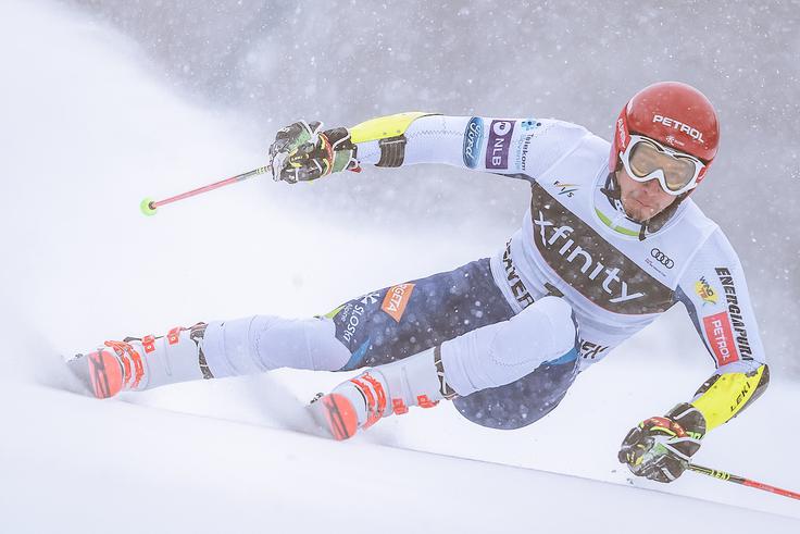 Žan Kranjec se je v zahtevnih razmerah odlično znašel. | Foto: Sportida