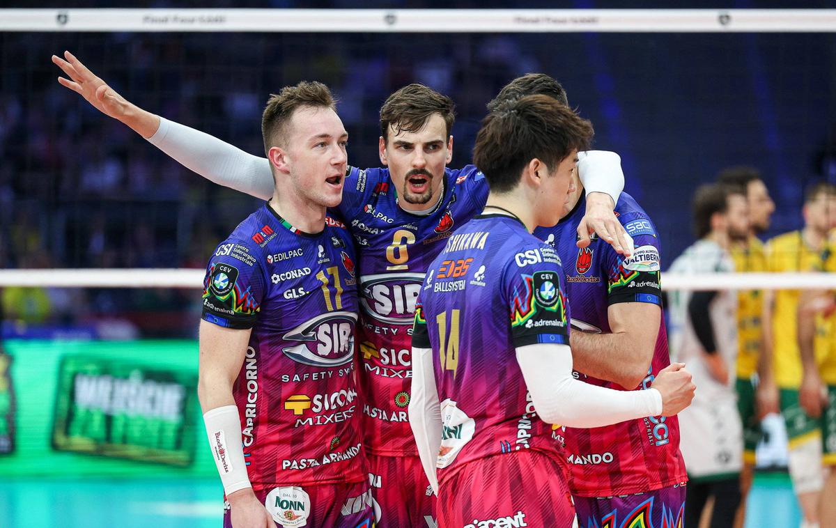Perugia | Perugia se je morala v finalu krepko potruditi za prvi naslov v zgodovini kluba. | Foto Guliverimage