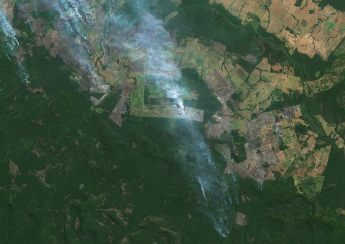 Brazilska nacionalna agencija za raziskovanje vesolja dogajanje v Amazoniji spremlja prek satelitov. | Foto: Guliverimage/Vladimir Fedorenko