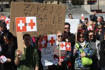 protest, švicarski franki