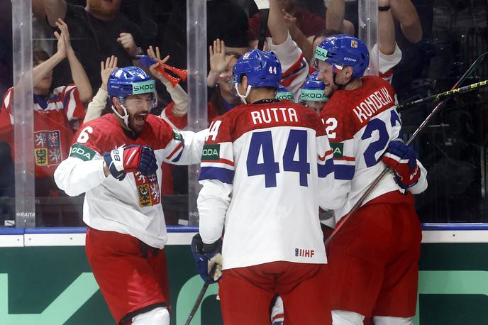 SP v hokeju 2024: češka hokejska reprezentanca | Razpoloženi Čehi so zabili sedem zadetkov. | Foto Reuters
