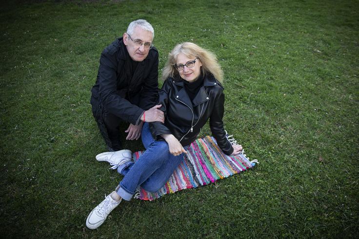 "Ne razmišljava o svoji umetnosti, razmišljava kot vsi Ukrajinci o obnovi po koncu vojne, o novem življenju." | Foto: Ana Kovač