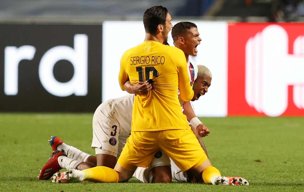PSG Atalanta | Nogometaši PSG so prvi polfinalisti lige prvakov. | Foto Reuters