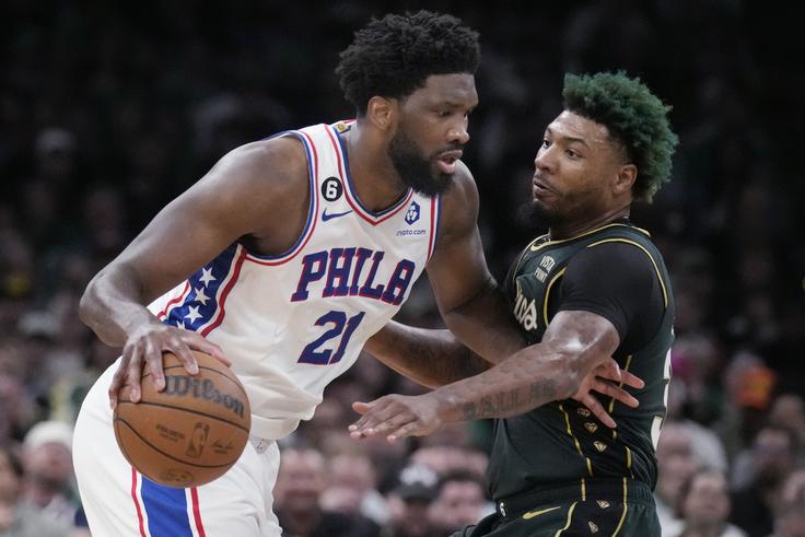 Philadelphia 76ers si je v Bostonu priigrala zaključno žogo za napredovanje. | Foto: Guliverimage/Vladimir Fedorenko