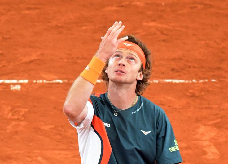 Andrej Rubljov je imel precej težav. | Foto: Reuters