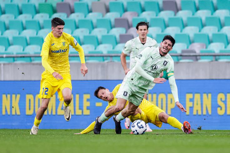 Domžalčani so zadržali nedotaknjeno mrežo v Stožicah vse do 77. minute, ko jo je nato zatresel 27-letni Brazilec. | Foto: Aleš Fevžer