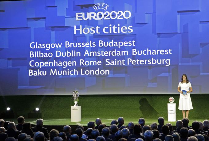 Kje bodo leta 2020 potekali dvoboji evropskega prvenstva v nogometu? | Foto: Reuters