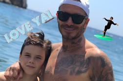 David Beckham z družino dopustuje na Jadranu #foto