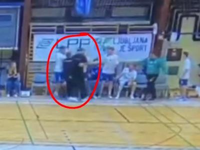Hud incident v Ljubljani: trener za vrat zagrabil svojega igralca #video