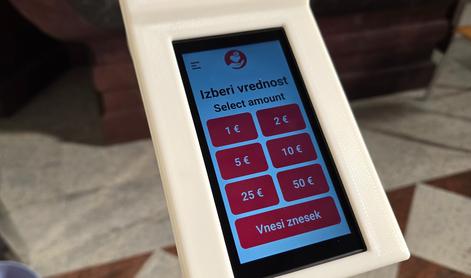 V še eni cerkvi v Sloveniji postavili POS terminal