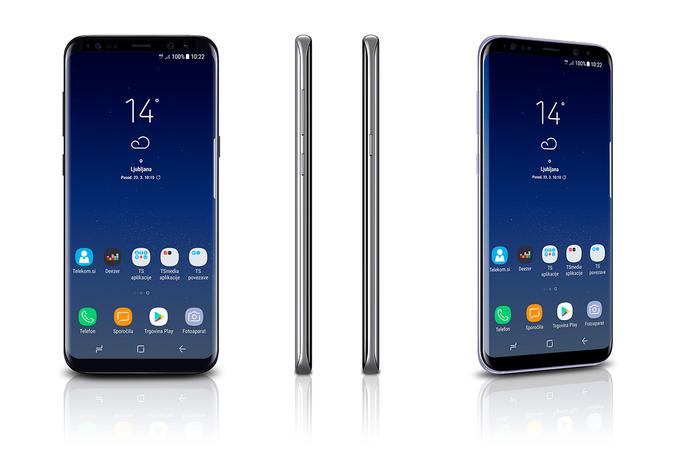 Čeprav ima Samsung Galaxy S8+ večji zaslon od svojega predhodnika in tekmecev, imajo zunanje mere skoraj vsi omenjeni enake. | Foto: Bojan Puhek
