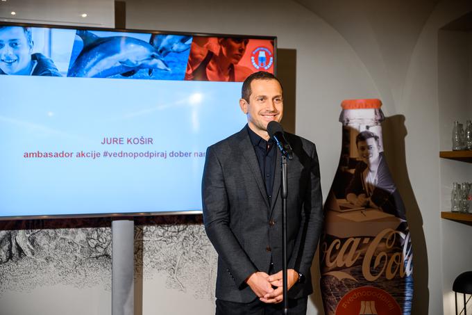 Jure Košir, ambasador projekta #vednopodpiraj dober namen. Foto: Matic Kramžar | Foto: 