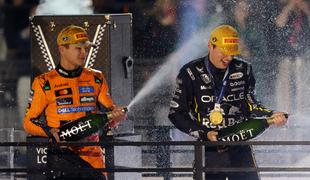 Verstappen z zmago v Vegasu ostaja v igri za naslov prvaka