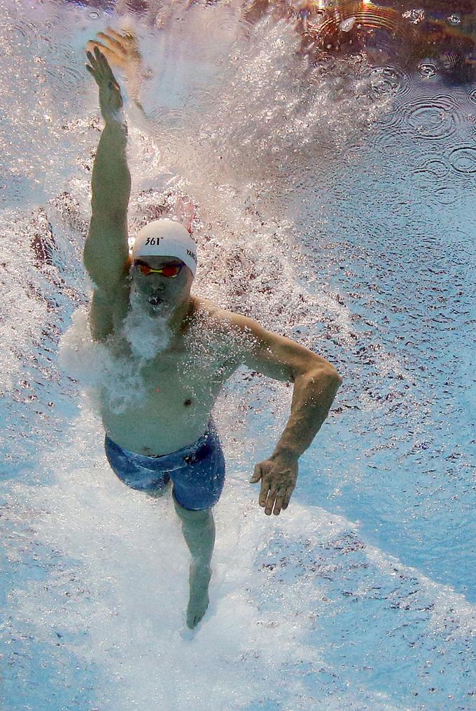 Na odločitev Casa pa še čaka trikratni olimpijski plavalni prvak Kitajec Sun Yang. | Foto: Reuters
