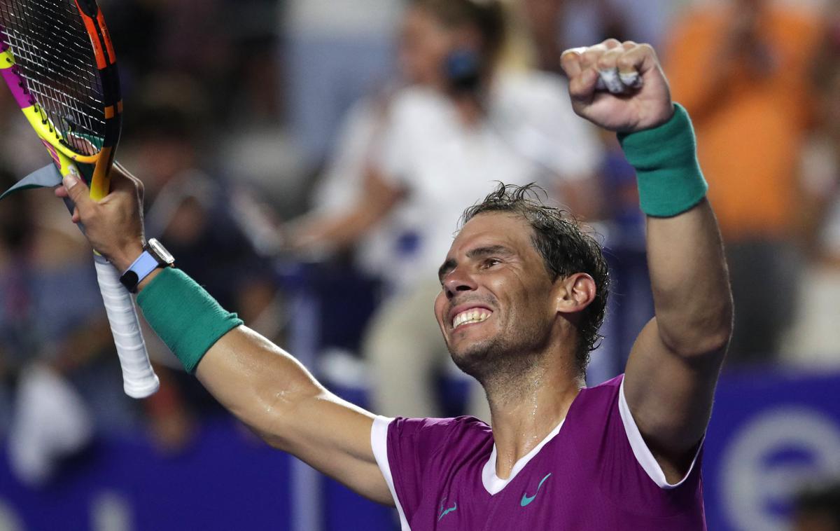 Rafael Nadal | Rafael Nadal je v Mehiki premagal bodočega prvega igralca sveta. | Foto Reuters