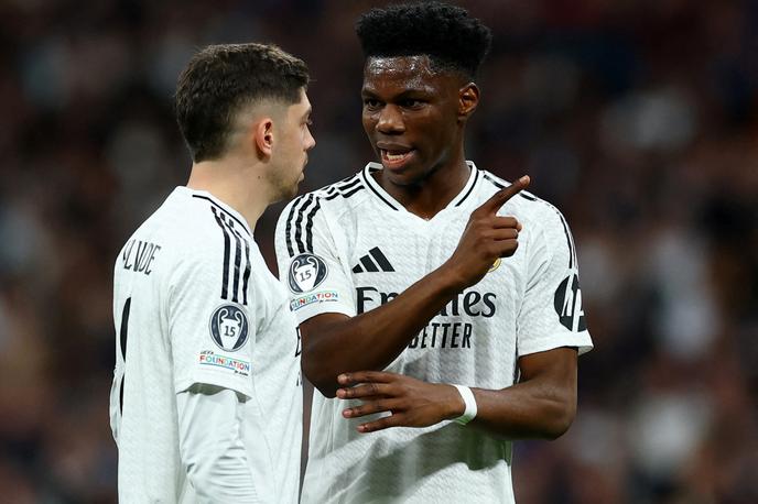 Federico Valverde, Aurelien Tchouameni | Federico Valverde in Aurelien Tchouameni sta si prislužila visoko denarno kazen. | Foto Reuters