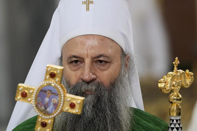 Patriarh Porfirije | Patriarh Porfirije je na Kosovo s sedmimi škofi odpotoval v ponedeljek, ko je bil blizu mejnega prehoda, pa je iz Prištine prispela prepoved vstopa na ozemlje Kosova. | Foto Guliverimage