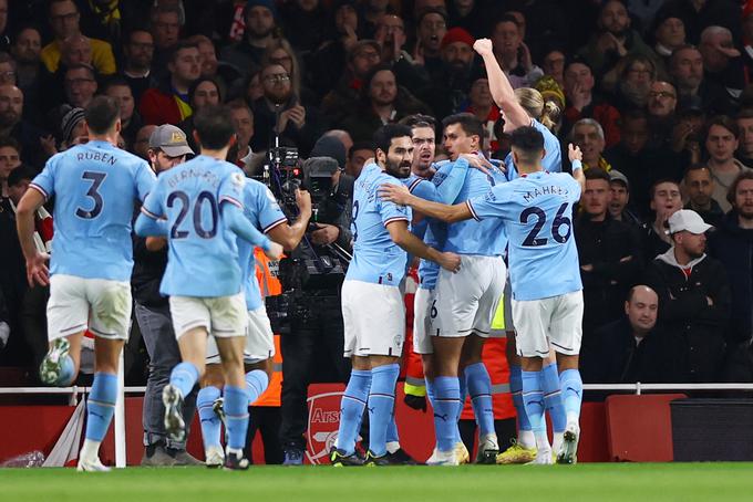Manchester City je z zmago skočil na vrh Premier lige. | Foto: Reuters