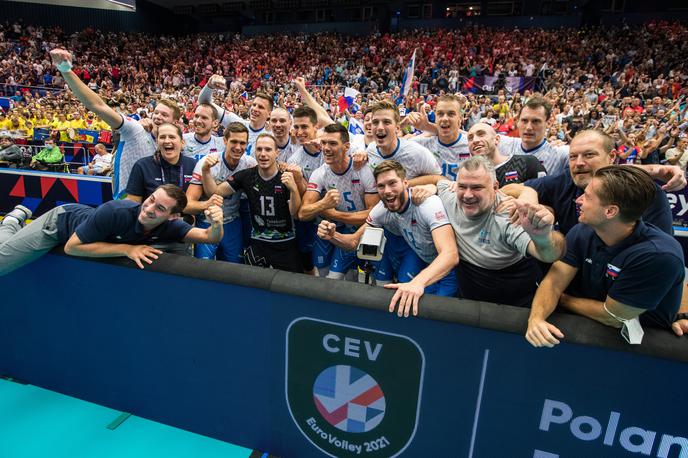 slovenska odbojkarska reprezentanca EP Češka četrtfinale | Slovenski odbojkarji bodo še tretjič v šestih letih zaigrali v polfinalu evropskega prvenstva. | Foto CEV