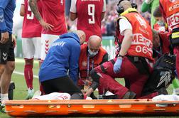 Danski nogometaš bi lahko čez dva dni že zapustil bolnišnico