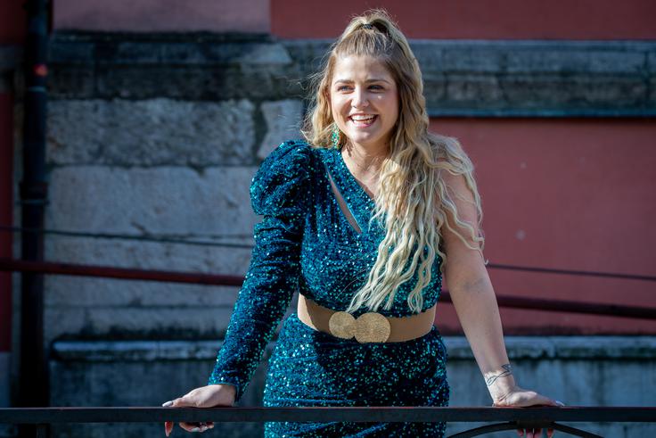 Nastja Gabor Je tudi mama petletnega Taia in triletne Tie ter zaročenka Luke Basija. | Foto: Gaja Hanuna