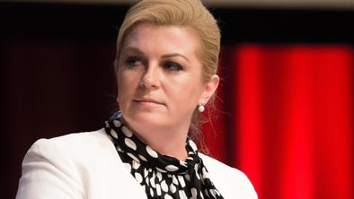 V Istri hrvaško predsednico presenetili s pivom Kolinda