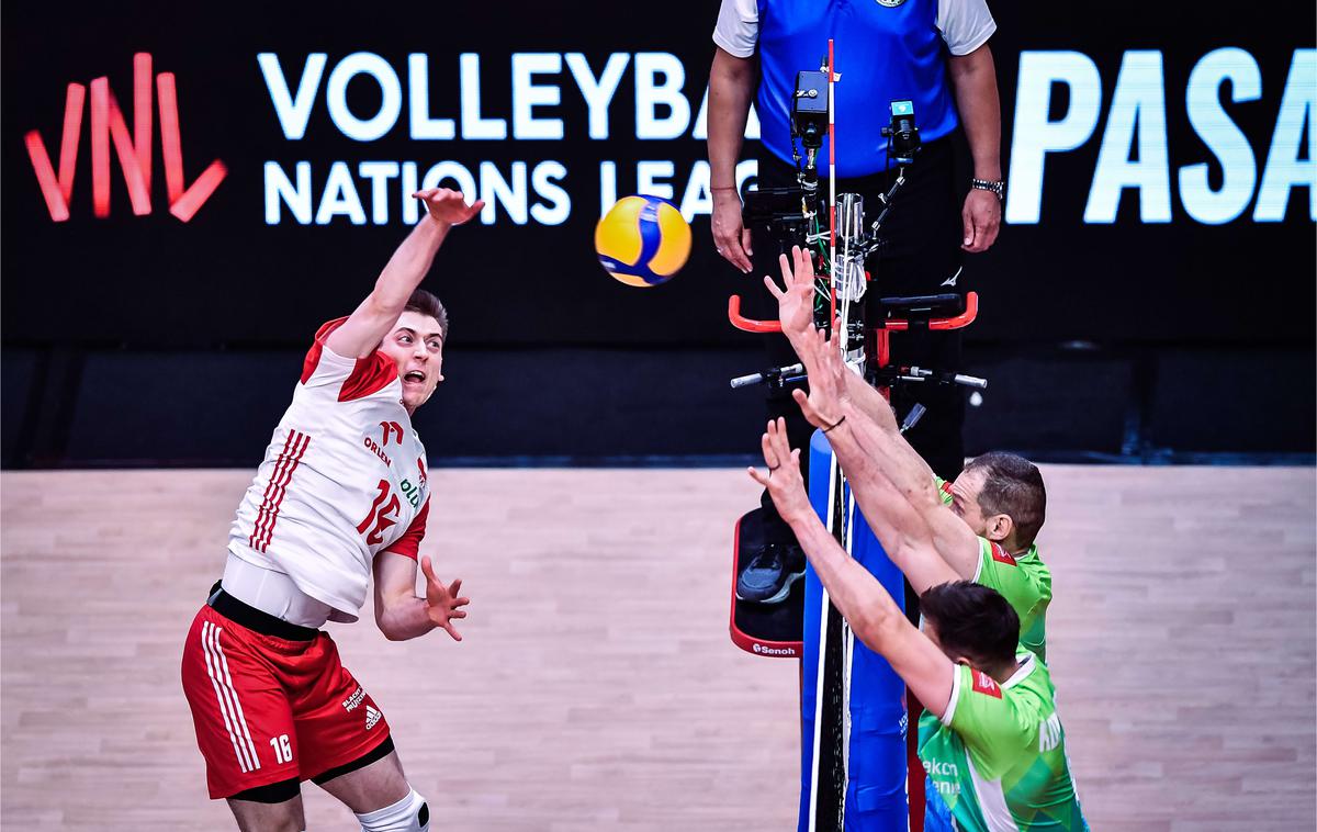 slovenska odbojkarska reprezentanca : Poljska, liga narodov | Slovenci so po preobratu z 2:3 izgubili s Poljaki. | Foto Volleyballworld