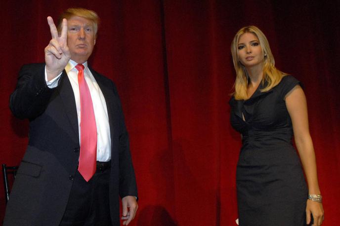 Donald in Ivanka Trump | Donald in Ivanka Trump sta bila pred leti ena od donatorjev Kamale Harris. | Foto Guliverimage